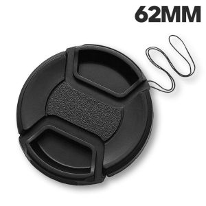 Universal Camera Lens Cap Holder Fits Nikon/Canon Photography Studio Accessory with Anti lost String
