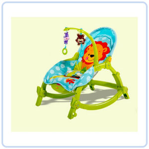 【DAILY ESSENTIAL】 Baby Rocking Chair with Toy Bar | Green