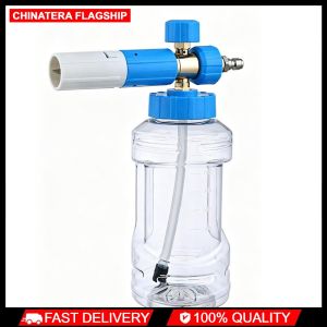 Snow Foam Cannon for Pressure Washers Adjustable Transparent PA Foam Lance for Car Wash and Detailing