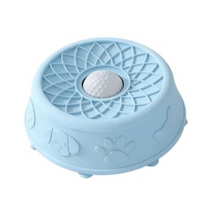 PETPARADIS Bite Resistant Pet Lick Toy Anti-spill Silicone Interactive Snack Bowl Pet Supplies Non Tip Design Slow Feeder for Puppy Kitty Training