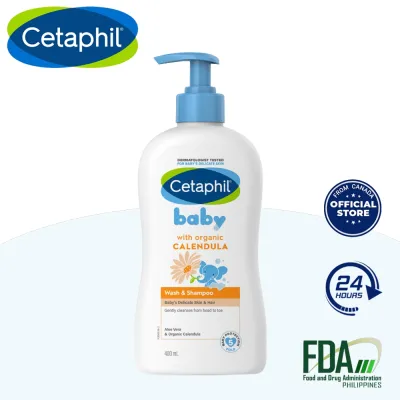 Cetaphil Baby Gentle Wash & Shampoo Hypoallergenic Gentle Enough for Everyday Use Soap Free