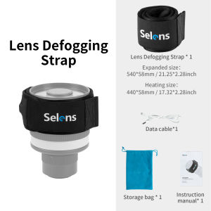 Selens Camera Lens Defogging Strap Night Shooting Cold Proof Telescope Defogger