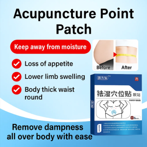 Herbal Detoxification Acupuncture Patch for Dampness Removal Healthy Slimming Hot Compress Warming Patch 砭贴祛湿穴位贴
