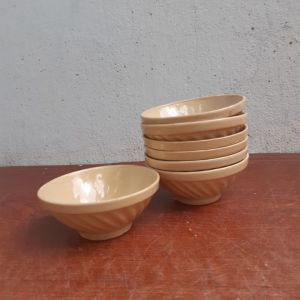 Combo 10 chén gốm kiểu đá phong cách xưa - tô tây kiểu nam bộ