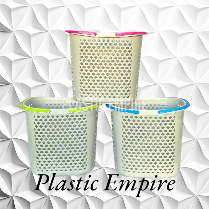Uniglobal Multi Purpose Laundry Toy Market Goods White Scallop Basket ...