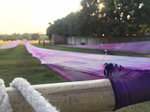 Vải lụa may áo dài tơ tằm Palacesilk hoa bắp cải siêu nhẹ#mềm mượt#thoáng mát