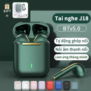 tai Nghe Bluetooth 5.0 Không Dây TWS j18 tai nge blutooh Điều Khiển Cảm Ứng Cuộc Gọi nhét Tai Cho Dành earbuds Chống nước cho tay nghe blutoooth gaming tai không dây i-phone oppo