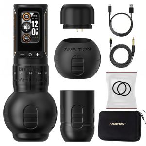 Máy xăm tattoo Ambition Ninja Max 280 | Máy pen không dây đa năng Stroke 2.4 - 4.5mm | Pin 8 giờ động cơ siêu bền