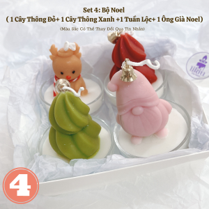 Set Quà Tặng Nến Thơm TIKIU Kute Nhiều Màu Sắc Tuỳ Chọn Phù Hợp Tặng Sinh Nhật Các Dịp Lễ Kỉ Niệm