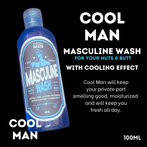 Masculine wash with cooling effect for men | Cool man