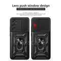 Realme C65 2024 Casing For Realme C63 C65 C 65 NFC RealmeC 65 RealmeC65 4G 5G 2024 Phone Case Metal Armor Ring Bracket Stent Push Camera Shockproof Protection Casing Hard Cover. 