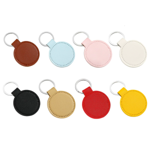 PU Leather Keychain Holder for Multiple Key Rusproof Construction Portable Hanging Keychain Car Accessory
