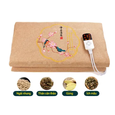 Thảm Ngải Cứu ĐiệnĐệm Ngải Cứu Đông Y Giúp Thư Giãn Đả Thông Kinh Mạch Giảm Đau Nhức Cao Cấp.