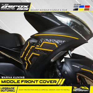 Middle Front Cover All New Aerox 155 Aksesoris Motor Yamaha Rubber Karet Kanan Kiri