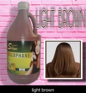 Golden Shine Cellophane 1/2 gallon Color Hair Treatment