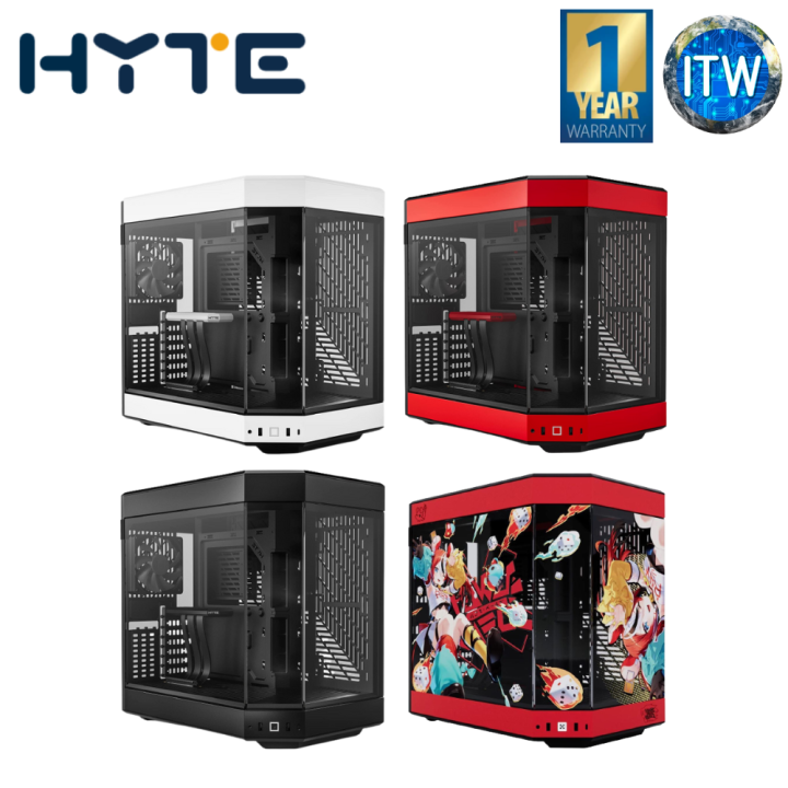 HYTE Y60 Mid-Tower ATX PC Case with Panoramic Tempered Glass