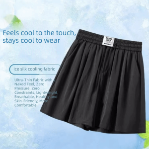 Fashion Thin High Waist Short Pants Breathable Comfortable Womens Shorts Wide Leg Shorts Outdoor Sport