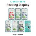 LOG ON HEADSET LO-HF782 RENI WIRED MUSIC EARPHONE. 