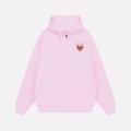 Áo Khoác Nỉ, Áo Hoodie Khóa Vải Nỉ Bông Cotton Ấm Áp Mềm Mịn, Hình Trái Tim Love Art Nhỏ Xinh Dành Cho Bé. 