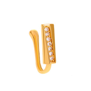 Perhiasan Tindik Clip Hidung /Kerabu Hidung Stainles stell / Anting Hidung tanpa tindik / Tempel jepit Gaya Korea cosette /Gold Silver / Harga per 1pcs