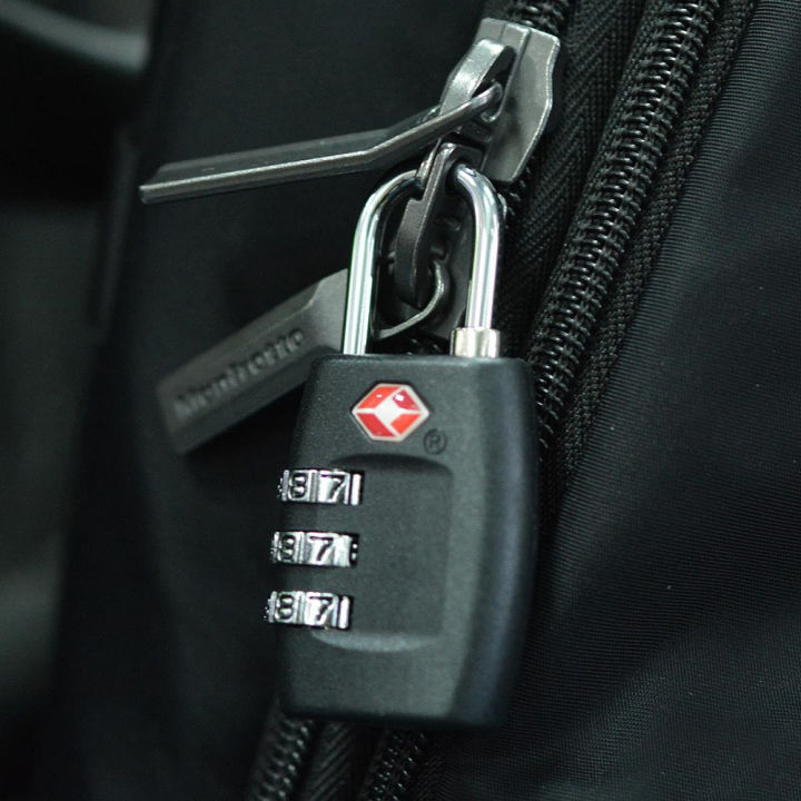 Gembok lock koper tsa kode angka tsa 335 black red lazada indonesia