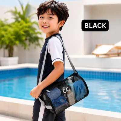 KEDAIBUTIK (628) Tas Travel Mesh Anti Air Multifungsi Untuk Renang Pantai Gym Skincare Perlengkapan Mandi