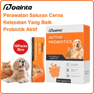 [Pengiriman cepat]PUAINTA 10bag Suplemen Probiotik Kucing dan Anjing Untuk Pencernaan Diare dan Muntah-Muntah