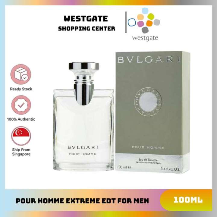 Ready Stock】Bvlgari Pour Homme Extreme EDT for Men 100ml | Lazada