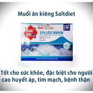 Muối Giảm Natri Salt Diet Us 100g – Hỗ Trợ Chế Độ Ăn Ít Muối Cho Người Huyết Áp Tim Mạch