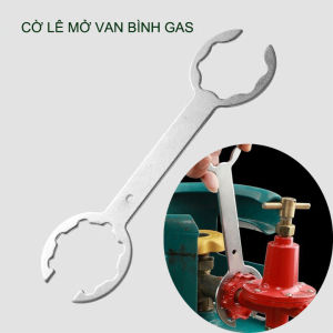 Cờ lê mở nắp van bình gas đa năng tiện dụng bằng thép mạ chống gỉ
