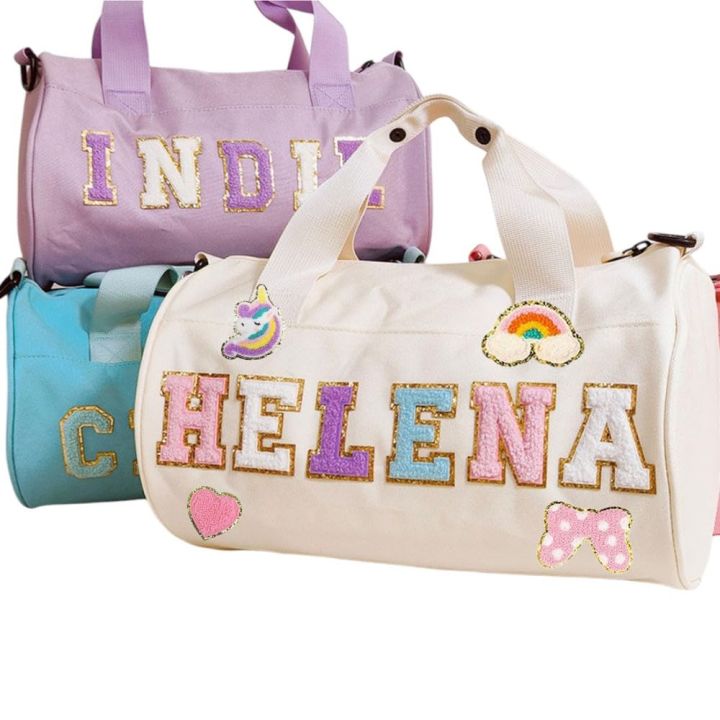 Personalized Cheerleader Duffle Bag For Girls - Gradient Color Gym Bag, Small Tote For Travel & Sports