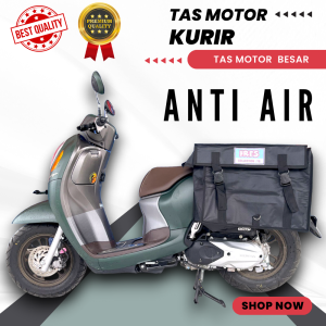 [Bisa Cod] Tas motor samping untuk kurir bahan kanvas premium anti air ukuran besar tas obrok delivery harga murah ready siap kirim