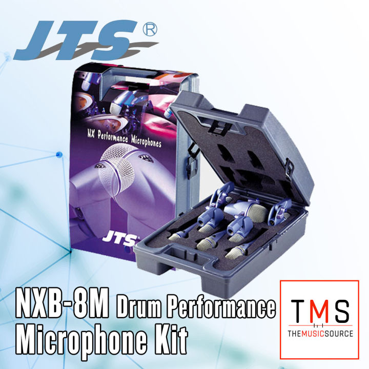 JTS JTS NXB8M Dynamic Microphone, SuperCardiod 8Piece Professional
