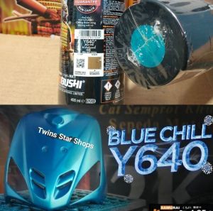 Pilok Pilox Cat Samurai Blue Chill 640 Y640 Biru 400ml Cat Semprot Samurai Paint Kurobushi Aerosol