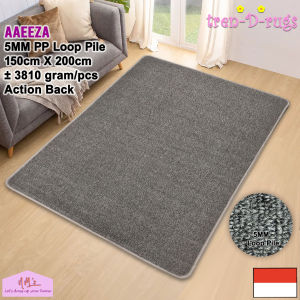 Tren-D-rugs Karpet polypropylene permadani bulu alas lantai ruang tamu kamar tidur modern minimalis halus polos murah - NMs