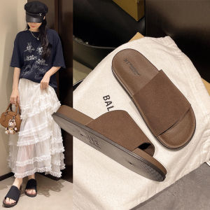 Free Shipping Retro Flat Sandals With A Single Strap WomenS 2026 New Casual Outdoor Non-Slip Open-Toe Slippers