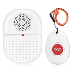 Calltou Wireless Nursing Pager Emergency Call Alert System 800ft buzzer for elderly for Home/Elderly/Patients VP02