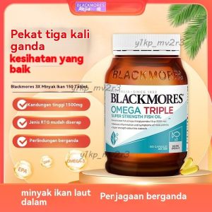 BLACKMORES Omega Triple Super Strength Fish Oil 150 caps kkm Buy 3 Free 1】exp2027(100% Authentic from Australia)