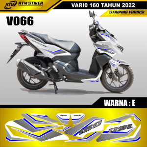 Stiker striping variasi honda vario 160 tahun 2022