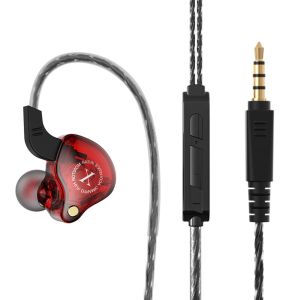 JOANNAUK in-Ear Wired Earphone with Mic 3.5mm Earpiece Headset Sport Earphones Universal Wired Headset Mobile Phone/Tablet/Computer