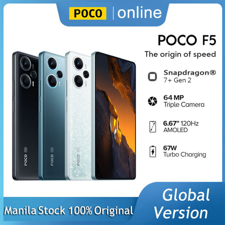 POCO F5 12+256GB Global Version【in 1-year warranty】Snapdragon® 7+ Gen 2 ...