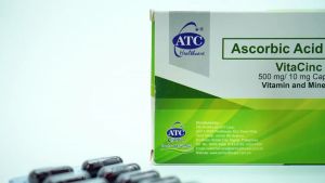 ATC Healthcare VitaCinc 10 Capsules FDA Approved Vitamin C with Zinc Dietary Supplement For Adult