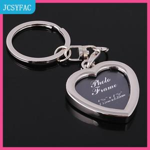 JCSYFAC 1 chiếc móc chìa khóa khung ảnh trong suốt trong suốt sang trọng Móc chìa khóa