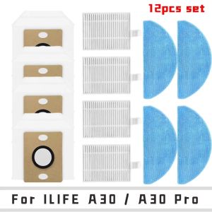 Replacement Main Roller Brush Side Brush HEPA Filter Mop Pad For ILIFE A30 A30 Pro Robot Vacuum Cleaner Accessories