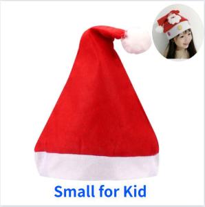 2025 Christmas Hats with Led Lights for Christmas Decoration Santa Claus Snowman Elk Hat Velvet Decal Cartoon Hat Gift for Kids and Adults