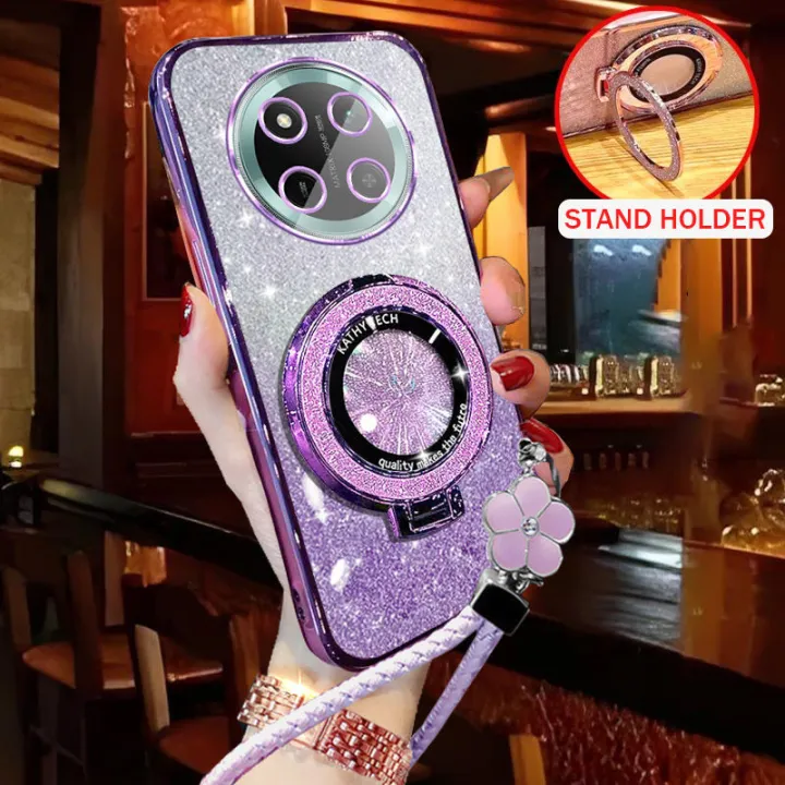 For%20Honor%20X9c%205G%20Case%20with%20Braided%20Lanyard%206D%20Plating%20Shiny%20Glitter%20Stylish%20Stand%20Holder%20Girls%20Phone%20Cases%20Clear%20Soft%20Silicone%20Protection%20Casing%20Back%20Cover%20-%20Image%209