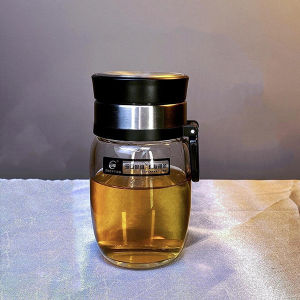 Large capacity high borosilicate glass cup