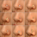 Simplicity Punk Snake Nose Piercing Helix Piercing Nostril Earring Nose Ring Fake Earrings Ear Cuff Clip Fake Piercing Jewelry. 