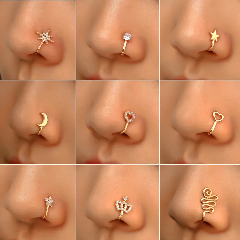Non-Piercing Nose Ring, No-Piercing Septum Ring – Anona de Juana, Llc