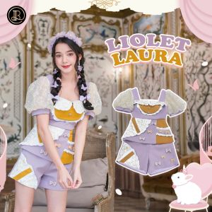 BLT BRAND การันตีเสื้อผ้าแบรนด์แท้ เซทกางเกงสีม่วง เป็นงาน QC ตําหนิเล็กน้อยไม่มีผลต่อการใส่ อ่ายรายละเอียดก่อนสั่งซื้อนะค่ะ